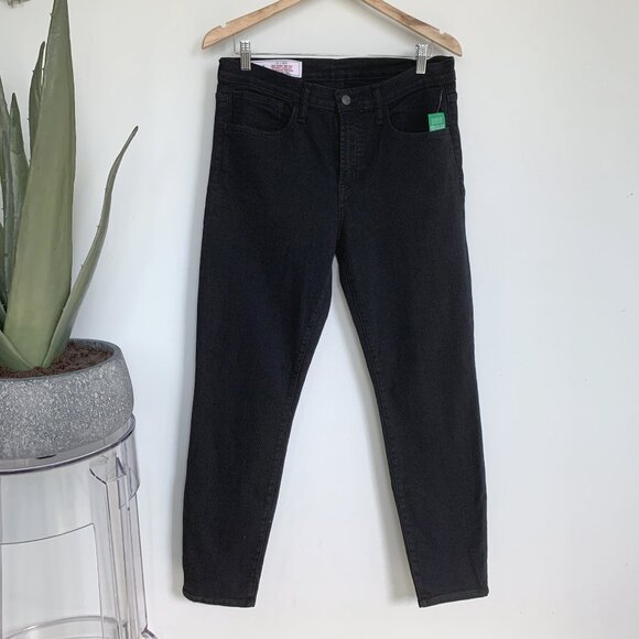 GAP Mid Rise True Skinny Jeans Absolute Black 31 / 12 - Picture 5 of 8